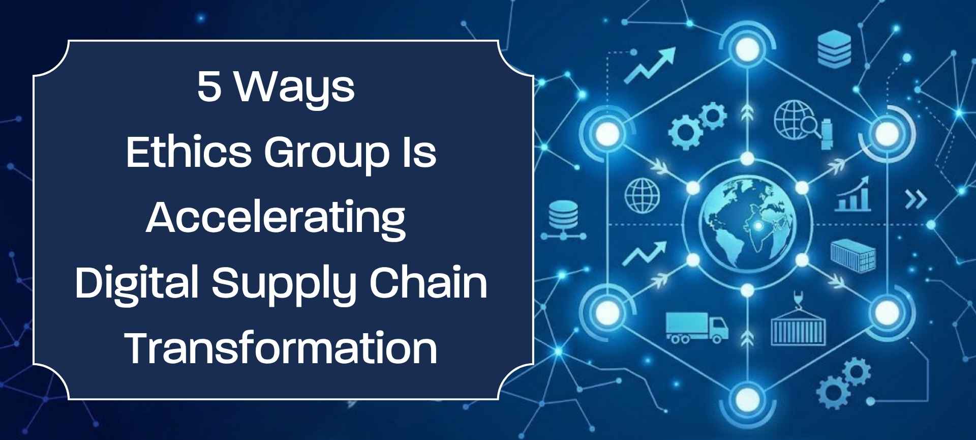 Digital supply chain transformation with automated warehouse and real-time analytics dashboard