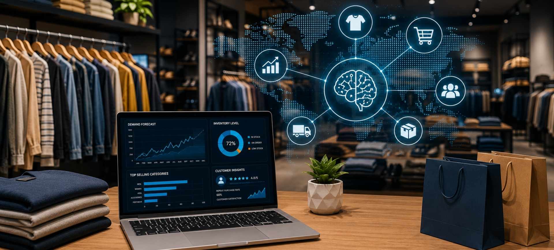 AI in Retail SCM: Smarter Forecasting & Stocking