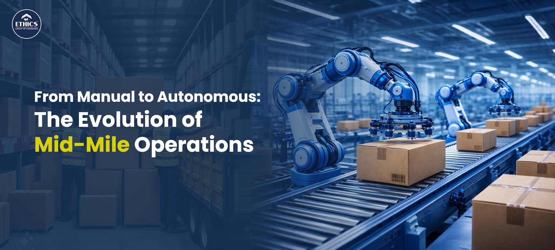 Autonomous trucks and digital logistics network transforming mid-mile supply chain operations
