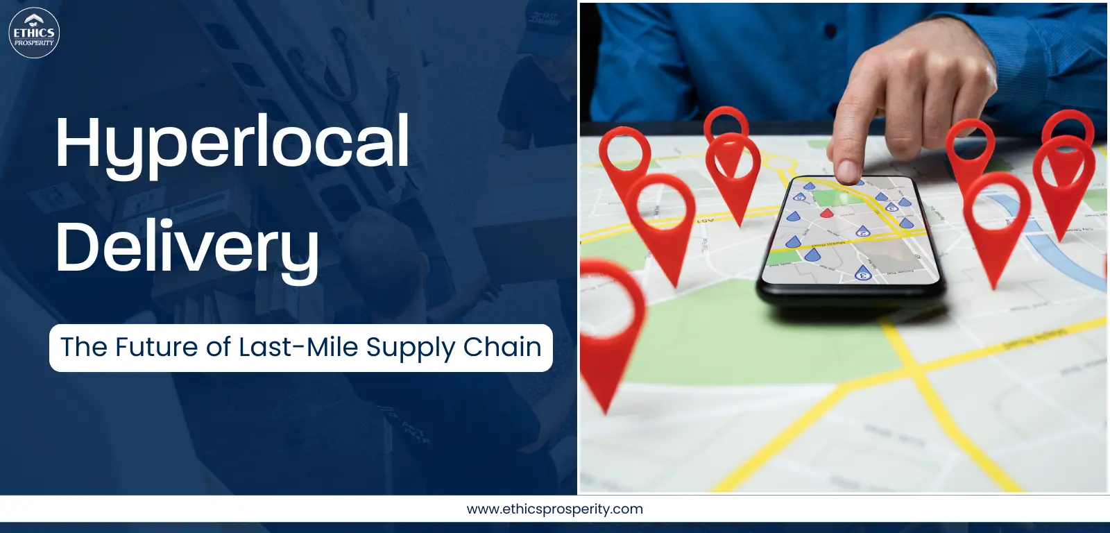 Hyperlocal Delivery and Last-Mile Supply Chain Workflow with Micro-Fulfillment, Quick Commerce Logistics, and Urban Delivery Network Illustration