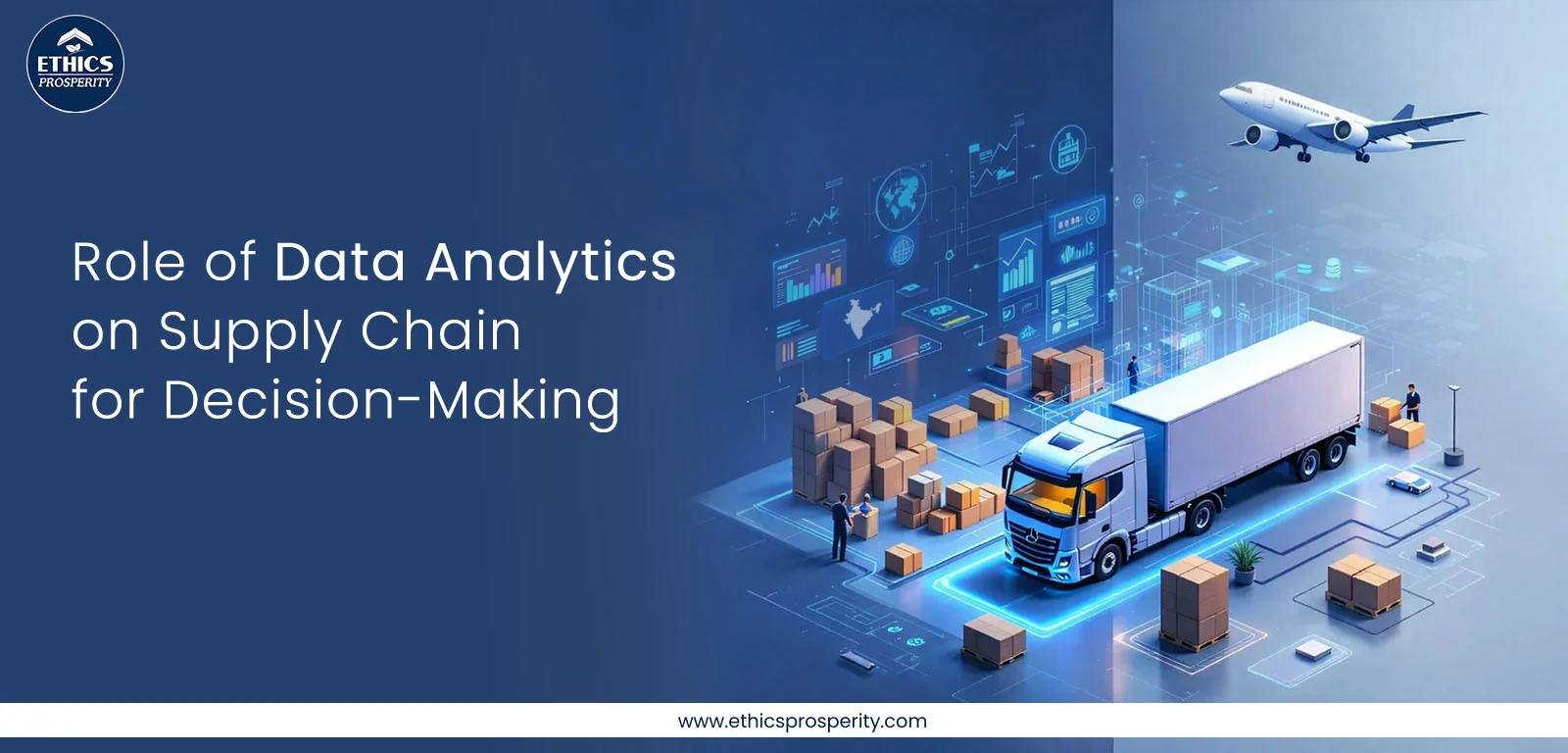 Data analytics dashboard for supply chain insights