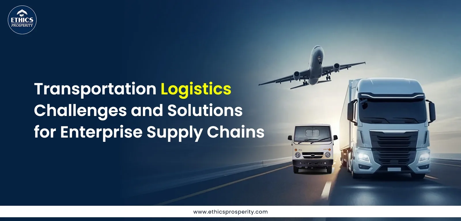 Transportation logistics network with trucks and routes