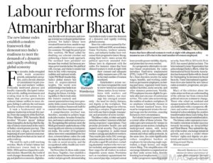 Labour Reforms for Atmanirbhar Bharat!