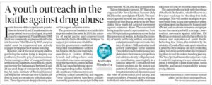 A Youth outreach in the battle against drug abuse