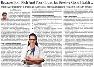 India’s G20 presidency is creating a fairer global health architecture
