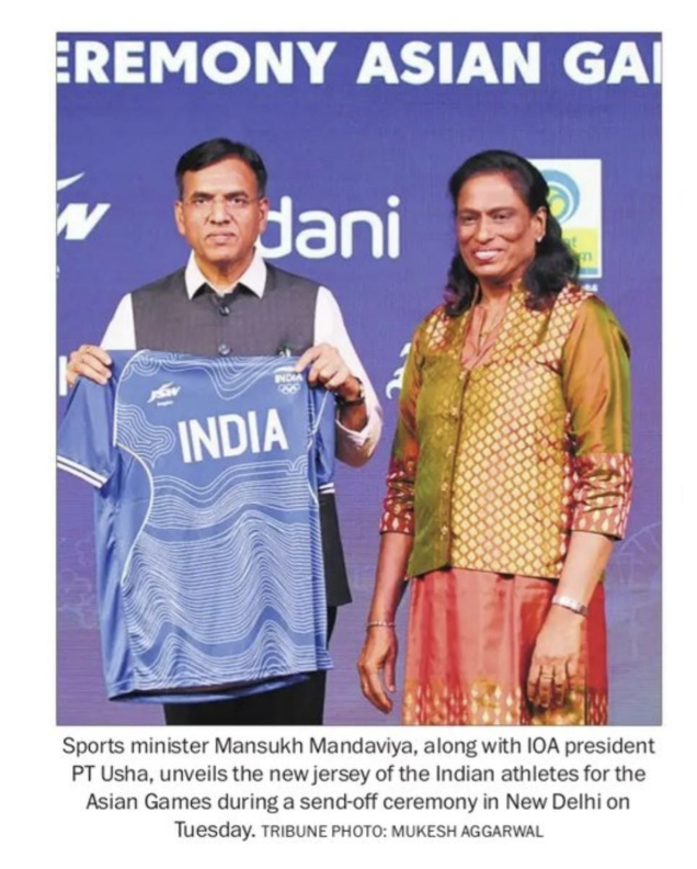 Sports Minister Mandaviya Addresses Athletes at Asian Games Send-Off Ceremony
